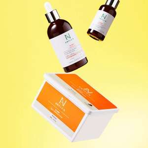 Masque Ampoule Quotidien VC Shot Vegan Éclaircissant Hydratant Visage Ciblé Perle AHA Ginseng Vitamine C Thé Vert Aloès Vera - Product Image 4