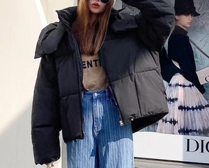 Fabricant de veste à fermeture éclair personnalisée pour femmes en gros Veste bouffante à capuche imperméable de qualité supérieure Veste d'hiver OEM en gros - Product Image 4