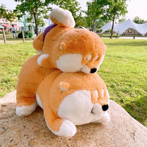 ชิบะอินุตุ๊กตาผ้ากำมะหยี่ทรงกลมหมอนตุ๊กตายัดไส้ตกแต่งบ้านตุ๊กตาชิบะอินูขนาด40ซม. - Product Image 1