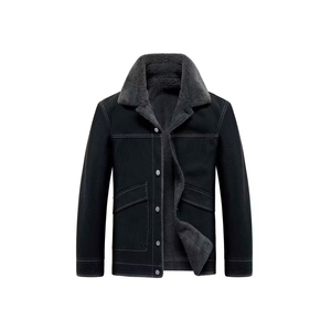 100% coton tricoté acide WashPremium haute qualité hommes Style de détresse veste en jean personnalisée saison d'hiver - Product Image 1
