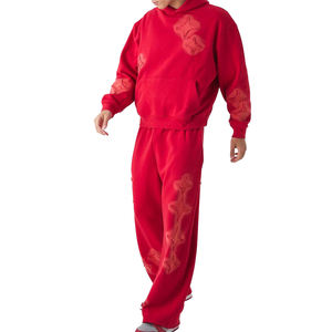 Conjuntos Deportivos Personalizados de Alta Calidad, Estilo Desgastado, para Hombre y Mujer, 100% Algodón Transpirable - Product Image 1