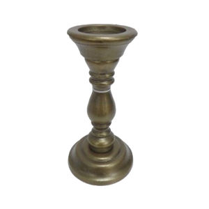 Pilar de vela de aluminio, piedra gris para decoración del hogar, mesa de comedor, soporte de vela, decoraciones espirituales, portavelas - Product Image 3