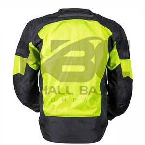 Ropa deportiva de talla grande con estampado a prueba de viento para hombre, chaquetas Cordura para montar en amarillo y negro - Product Image 3