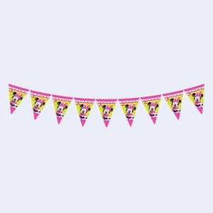 Guirnalda de Banderines de Plástico con Diseño de Minnie, 2.3M, Decoraciones Colgantes para Fiestas, Suministros Festivos, 2 Piezas por Bolsa - Product Image 2