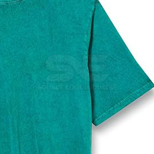 T-shirt en coton tricoté 100 % de haute qualité pour homme, délavé à l'acide, avec logo personnalisé, respirant, écologique, meilleur prix, vente en ligne - Product Image 4