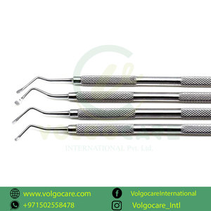 Venta al por mayor excelente calidad Lucas Curette Dental Set de 4 curetas de hueso quirúrgico en estilo único - Product Image 5