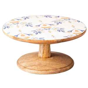 แท่นวางเค้กไม้แบบทันสมัยพร้อมองค์ประกอบตกแต่งทำจากเรซินดีไซน์งานฝีมือสำหรับการแสดงขนมหวานเค้ก - Product Image 2