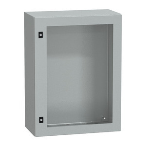 Set di pannelli Schneider Electric NSYCRN86300T con porta CRN IP66 IK08 RAL7035 H800xW600xD300 per quadri elettrici e strumentazione - Product Image 1
