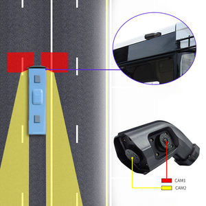 Caméra de recul AHD à double objectif 720P/1080P pour zone de rétroviseur gauche/droite, étanche IP68 pour camions lourds, bus et VR - Product Image 6