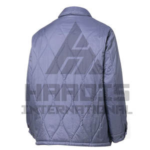 Vestes d'entraîneur à manches longues personnalisées de la meilleure qualité pour hommes vestes d'entraîneur à bas prix Veste d'entraîneur matelassée de la meilleure qualité pour hommes - Product Image 2