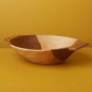 Bol à salade en bois d'acacia, style vintage, fait main, écologique, sûr pour les aliments, décoratif, pour fruits, décoration de table, fête - Product Image 3