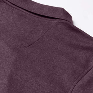 Polo de Golf de Color sólido personalizado, diseño de Camiseta ajustada de alta calidad, logotipo impreso, camisetas de manga corta para hombre - Product Image 3