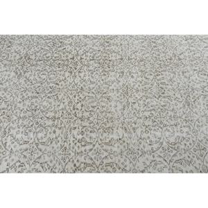 Alfombra Vintage de 4,3x8,1 pies, Alfombra Oriental Blanca de Lana - Product Image 5