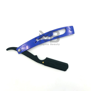 Rasoir professionnel en acier inoxydable avec lames à bord unique couleur personnalisable et poignée en bambou pour le rasage humide des hommes - Product Image 5