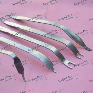 Ensemble de 5 rétracteurs antérieurs pour arthroplastie de la hanche Total Hip Das/Seng - Product Image 1