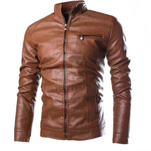 2025 veste en cuir de bonne qualité pour hommes veste d'hiver de couleur personnalisée à vendre au meilleur prix - Product Image 1