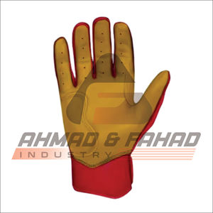 Professional Long Cuff Goatskin Digital Leather <b>Baseball</b> Batting Gloves Professional Unisex Softball Batting Gloves - Product Image 2