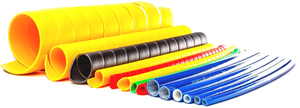 Protector DE PLÁSTICO en espiral para mangueras de alta presión, Protector de manguera de goma neumática Flexible, HS 125 - Product Image 3