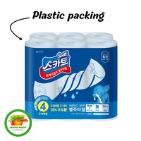 Emballage de rouleaux de papier toilette, film PE flexible, durable, monocouche, fabrication sur mesure OEM, export Vietnam, usage domestique, marque Hung Phat
