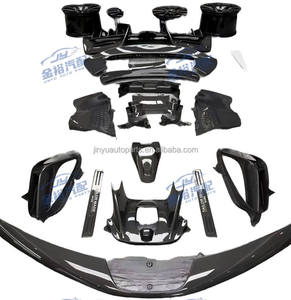 Nuevo Kit de Carrocería Modificado de Fibra de Carbono para Ferrari SF90XX con Alerón Trasero, Parachoques Delantero, Capó y Guardabarros - Negro Carbón - Product Image 1