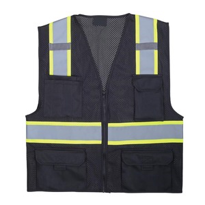 Gilet utilitaire réfléchissant de sécurité de haute qualité en usine en Chine gilet de sécurité pour femmes - Product Image 4
