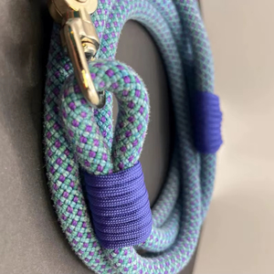 Adventure Leash Blue Sky Cuerda de escalada reciclada-Rawah Dog Outfitters - Product Image 1