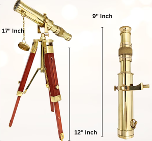 Regalos de Graduación Elegantes de Muy Buena Calidad, Regalos de Aniversario Personalizados, Telescopio de Latón Hecho a Mano, el Mejor Artículo para Regalo - Product Image 2