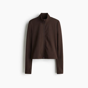 Chaqueta Deportiva Ligera para Mujer, Ropa Deportiva Elástica con Cremallera Completa, Transpirable, de Secado Rápido, para Entrenamiento y Fitness - Product Image 3