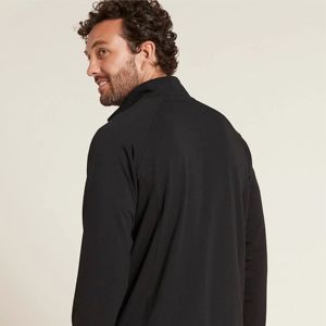 Men's Ultra-Soft <b>Fleece</b> Zip <b>Sweatshirt</b> Winter Essential Warm Cozy Thermal <b>Lined</b> Full-Zip Embroidered Pockets Perfect Cozy - Product Image 4
