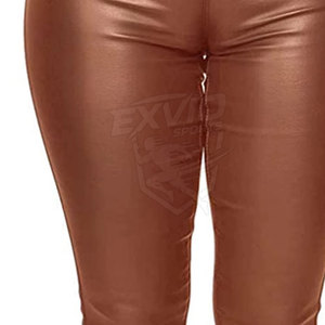 Pantalones de Cuero para Mujer, Diseño 2026, Más Vendidos, Fabricante Pakistaní, Estilo Único - Product Image 6
