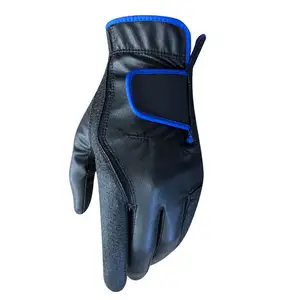 专业高尔夫手套，潮湿天气精通尖端超细纤维合成纤维，防滑硅胶纹理高尔夫手套