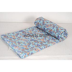 ผ้าปูโต๊ะผ้าฝ้ายพิมพ์ลายดอกไม้มืออินเดีย Oem กําหนดเอง Oem ออร์แกนิกที่กําหนดเอง - Product Image 1