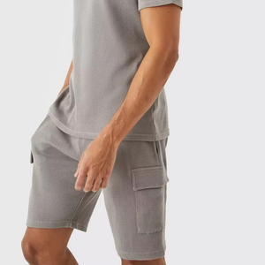 Ensemble de shorts d'été décontractés pour hommes en coton - Product Image 5