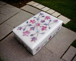 Boîte à bijoux MOP moderne avec rangement en nacre mixte Collection unique Ornement martelé Meilleur vendeur à l'exportation - Product Image 3