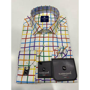 Chemise en coton coupe ajustée confortable pour hommes fabriquée en tissu durable élégant à manches longues Turkiye - Product Image 2