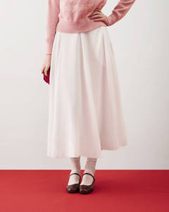 High Quality Women's <b>A</b>-<b>Line</b> <b>Skirt</b> <b>Knee</b>-<b>Length</b> Linen/Cotton Frayed-Hem Casual Anti-Wrinkle Quick Dry Natural Waistline Back Slit - Product Image 3