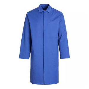 Bata de laboratorio de algodón personalizada 100% de manga larga unisex de fábrica OEM Unif - Product Image 1