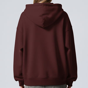 เสื้อฮู้ดดี้ผ้าฝ้ายพรีเมียมสไตล์เกาหลีสำหรับผู้ชาย ราคาขายส่ง รับผลิตตามแบบ OEM เสื้อฮู้ดดี้ซิปครึ่งตัวสำหรับผู้หญิง เสื้อฮู้ดดี้เรียบง่ายสำหรับฤดูหนาว - Product Image 4