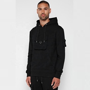 Sudaderas con capucha para hombre de calidad superior Sudaderas 100% algodón Logotipo personalizado Jersey informal Bolsillo de canguro Estilo hip hop Suéteres 3D - Product Image 4