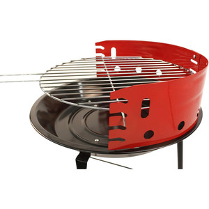 Barbecue rond au charbon de bois 30 cm, finition rouille - Product Image 6