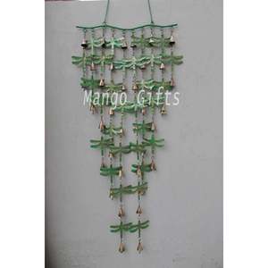 Carillons à vent scintillants en fer recyclé, libellules suspendues, parfaites pour la décoration de jardin, patio, extérieur, balcon - Product Image 3