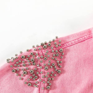 <b>Men</b> <b>Denim</b> <b>Jacket</b> 2025 New Arrival High Quality Wholesale Custom <b>Denim</b> <b>Jacket</b> Washed Custom <b>Men</b> Rhinestone <b>Jacket</b> - Product Image 6