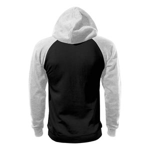 Raglan เสื้อฮู้ดขนแกะผ้าฝ้าย100% แขนยาวพร้อมโลโก้ออกแบบได้ตามต้องการ - Product Image 5