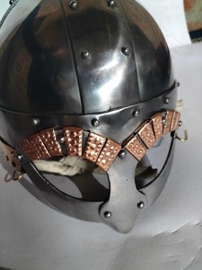 Casco vikingo medieval temprano traje griego usable Accory con forro para acampar y Recreaciones históricas por cuchillos Arwin - Product Image 3