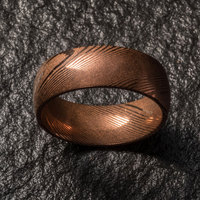 Bague de mariage unisexe en acier Damas vintage faite à la main avec motif torsadé, bague de fiançailles personnalisée en acier inoxydable pour homme