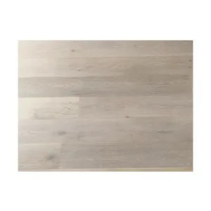 Fornecedor líder de alta qualidade durável e forte superfície clássica osmo óleo de carvão branco 1-tira projetada piso de madeira