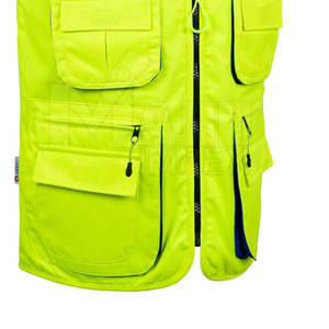 Chaleco de Seguridad de Alta Visibilidad con Tiras Reflectantes para Construcción, Trabajo al Aire Libre y Tráfico, Chaleco Reflectante de Alta Visibilidad - Product Image 4