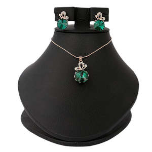 Women's Fancy <b>Locket</b> Set - Green - Product Image 1