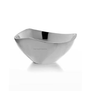 Dates bol de service haute qualité en métal plaqué argent 3 Joint Designer bol pour la maison dessus de table nourriture Fruits bols de service - Product Image 4