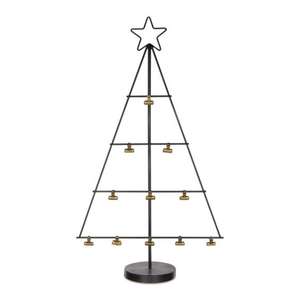 Stunning Look Metal Christmas Tree Object <b>Table</b> Display Easy Portable Wholesale Christmas Tree With Star on Top & Bells Hanging - Product Image 4